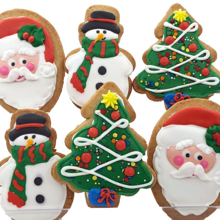 Individually wrapped christmas cookies