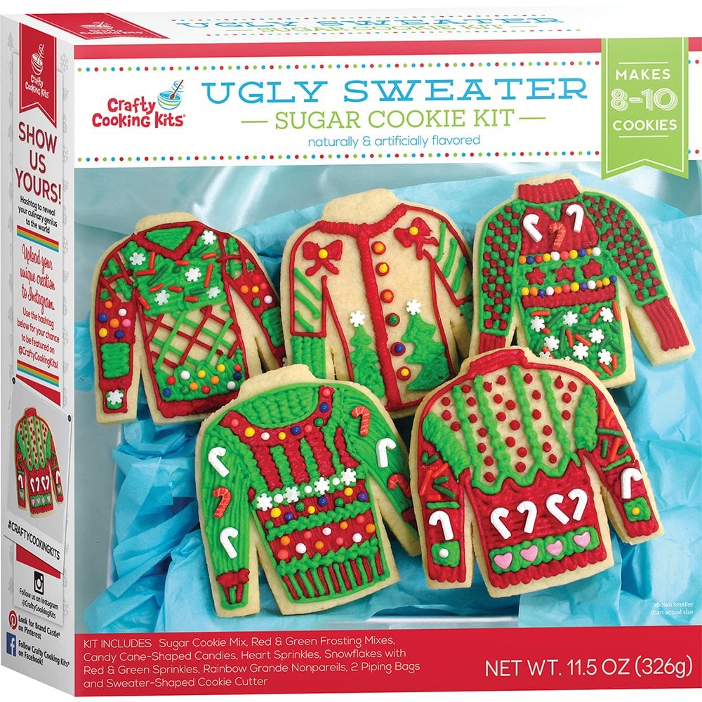 Sweater Ugly christmas sweater cookie kit