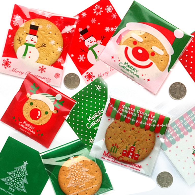 Bag of christmas cookies