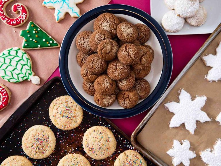 Assortment of christmas cookies