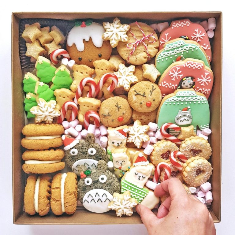 Boxes for christmas cookies