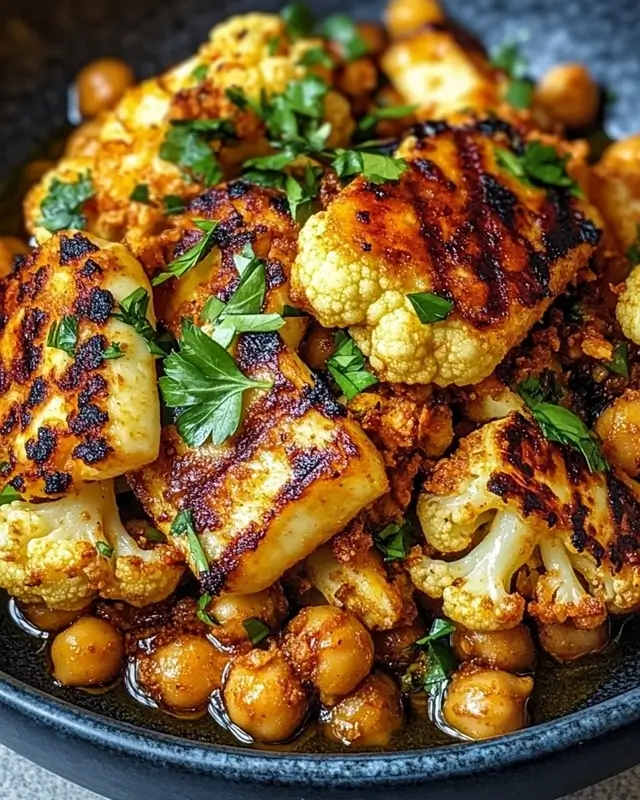 Air Fryer Cauliflower Steaks