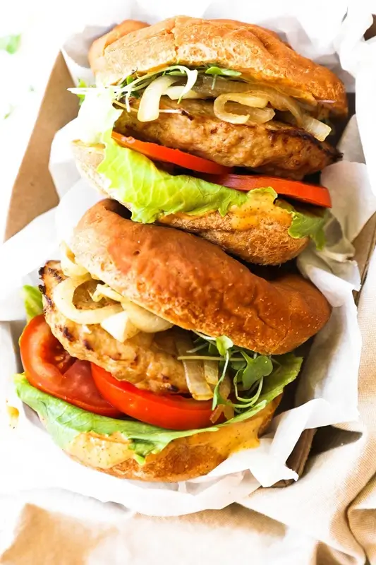 Air Fryer Turkey Burgers