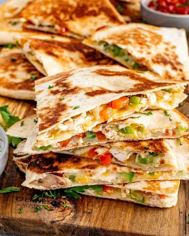 Air Fryer Veggie Quesadillas