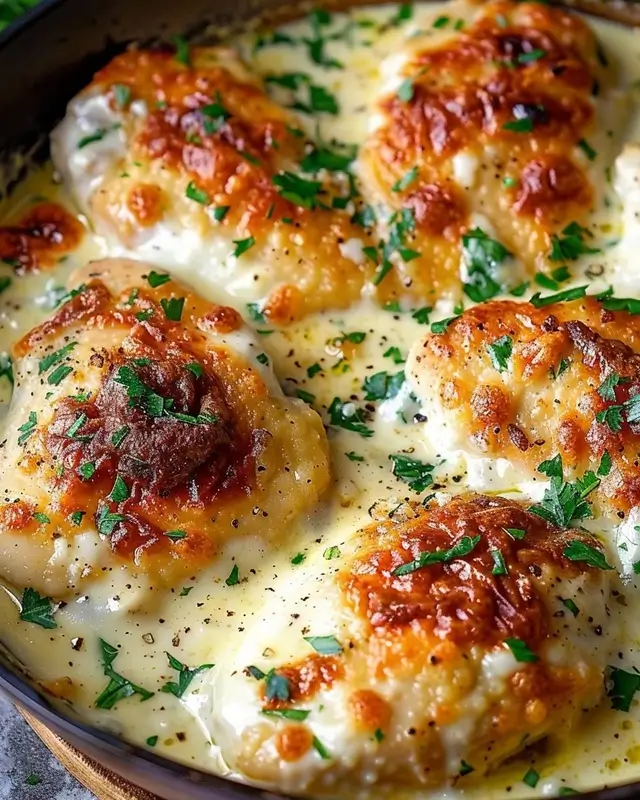 Baked Parmesan Chicken Thighs