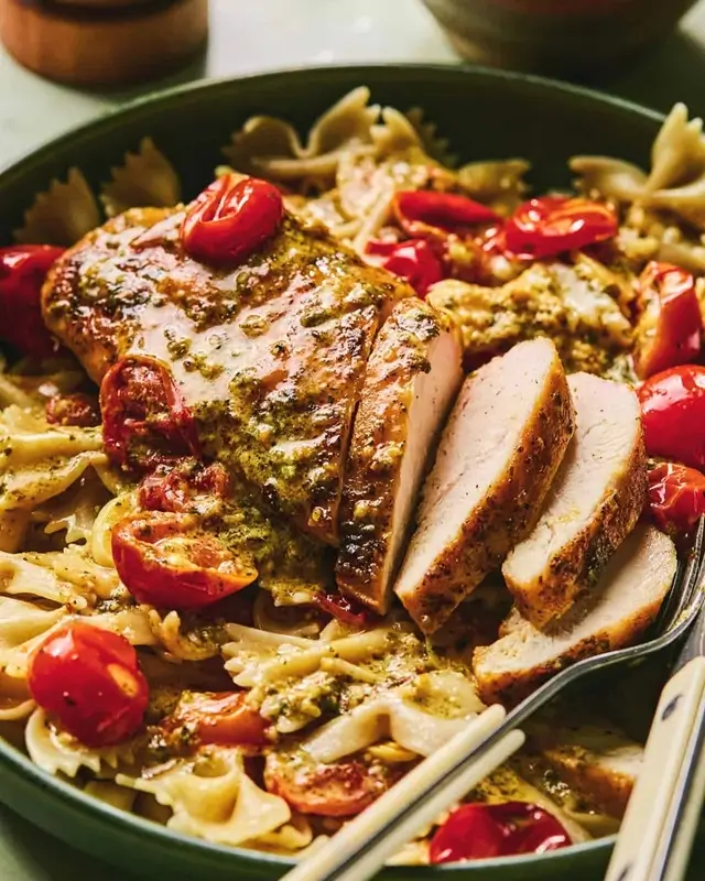 Baked Pesto Chicken
