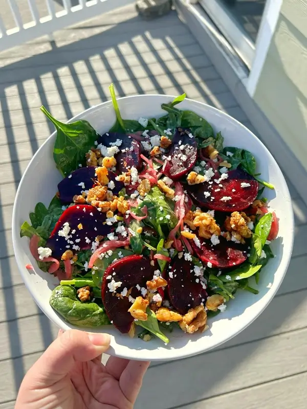 Beet and Goat Cheese Grain Bowl