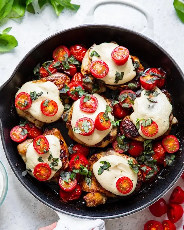 Caprese Chicken Skillet