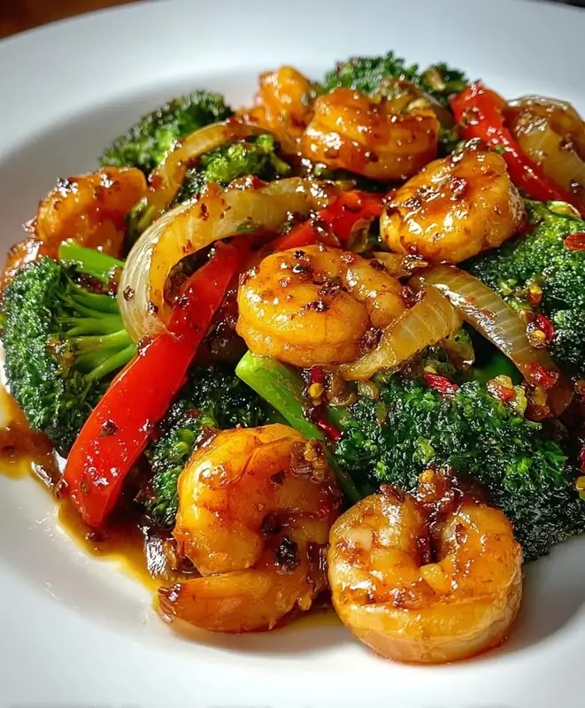 Cauliflower Rice Shrimp Stir Fry