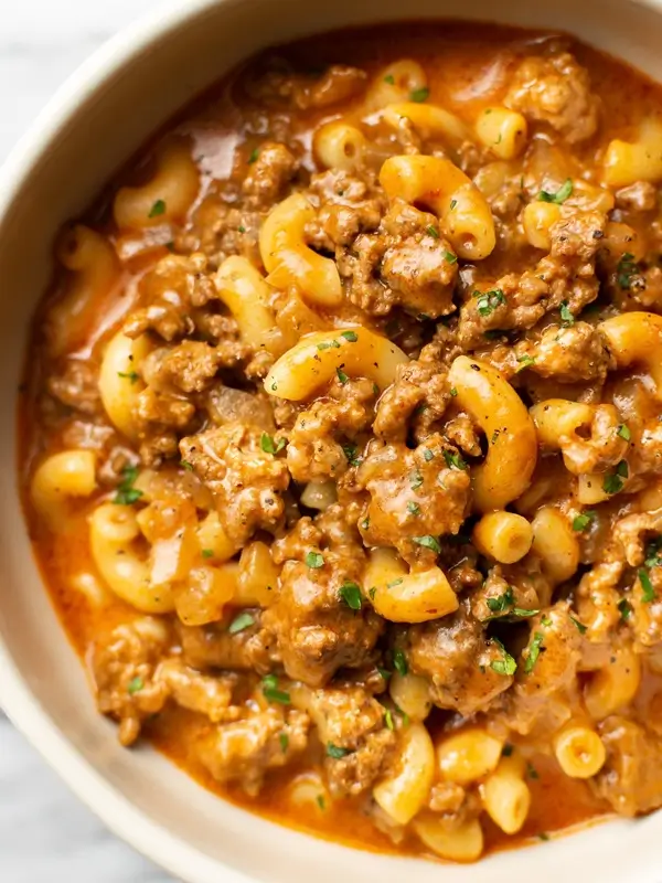 Cheesy Beef and Macaroni