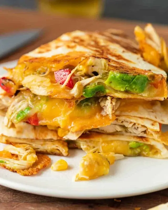 Cheesy Chicken Quesadilla