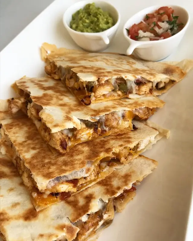 Cheesy Chicken Quesadillas