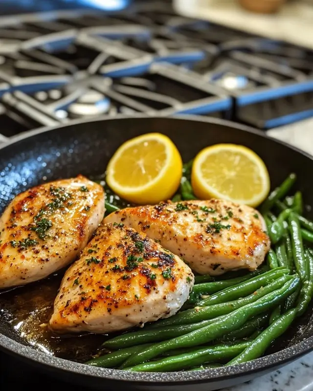 Cowboy Butter Lemon Bowtie Chicken with Broccoli
