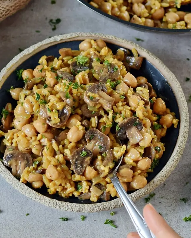 Creamy Mushroom Risotto