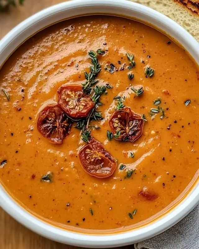 Creamy Tomato Soup with Grilled Cheese