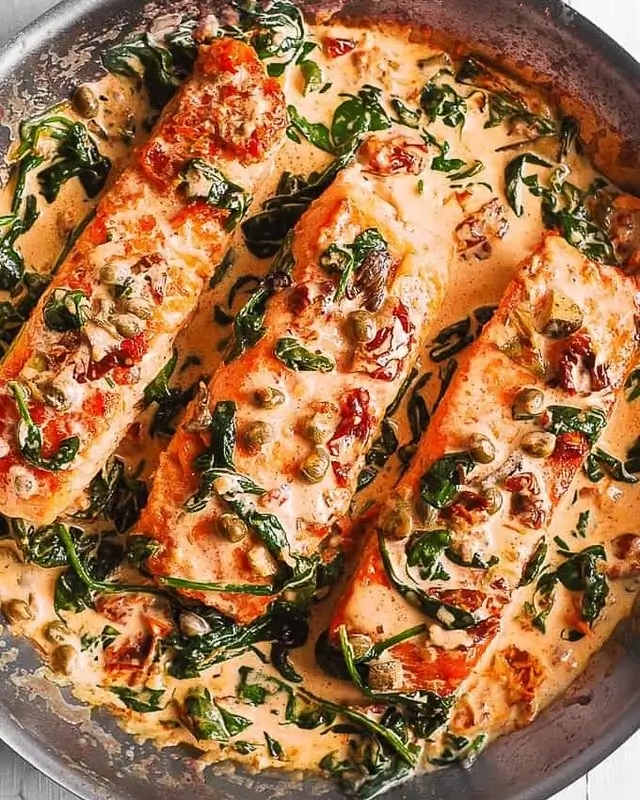 Creamy Tuscan Salmon