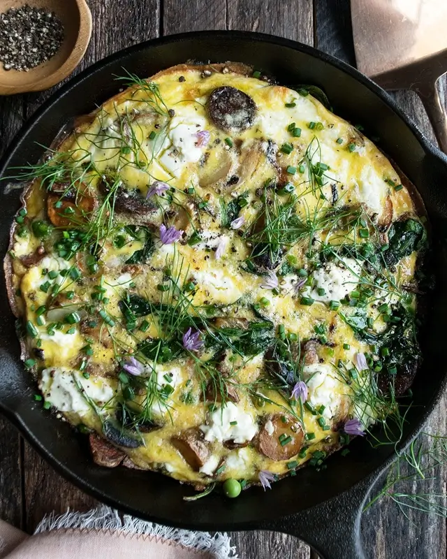 Egg White Veggie Frittata