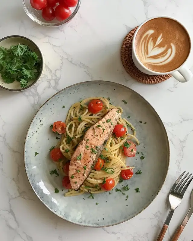 Garlic Butter Pasta with Whatever Vegetables You Have