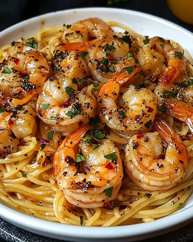 Garlic Butter Shrimp Pasta