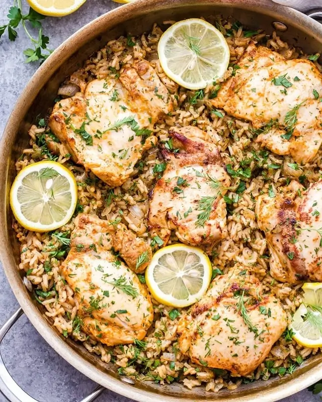 Greek Lemon Chicken with Roasted Vegetables