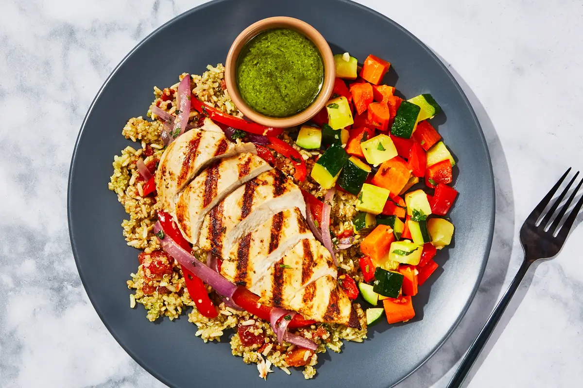 Grilled Chicken and Quinoa Power Bowl