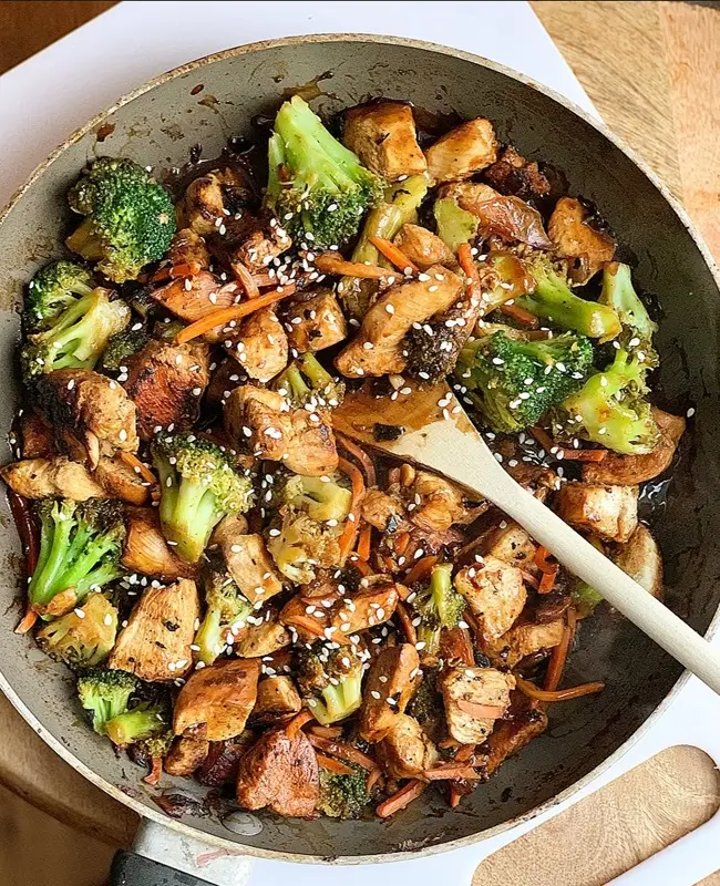 Honey Garlic Chicken Stir-Fry
