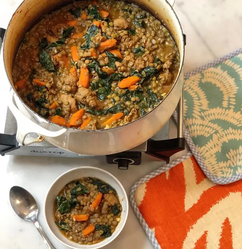 Italian Sausage and Lentil Stew