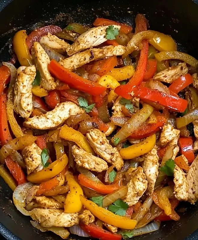 Keto Chicken Fajita Skillet