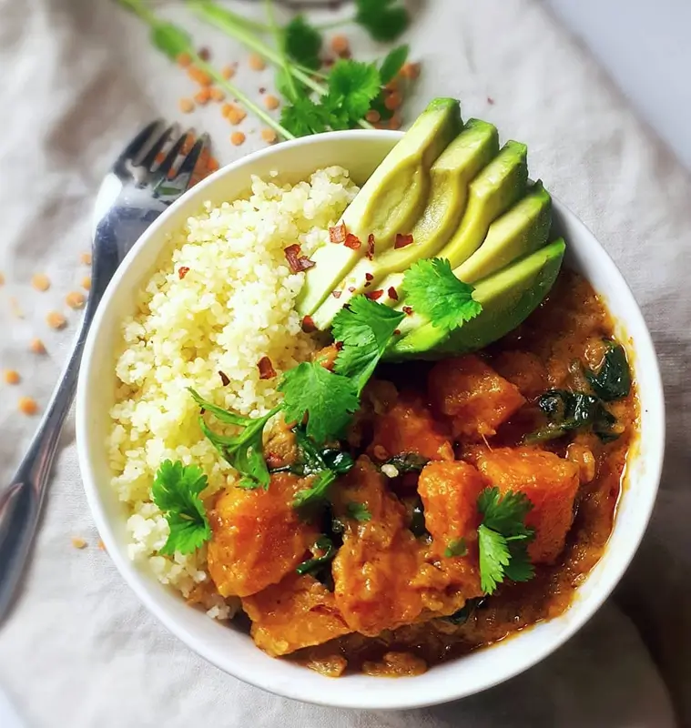 Lentil and Sweet Potato Curry
