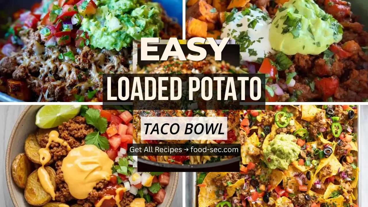 Loaded Potato Taco Bowl: Easy & Delicious Recipe