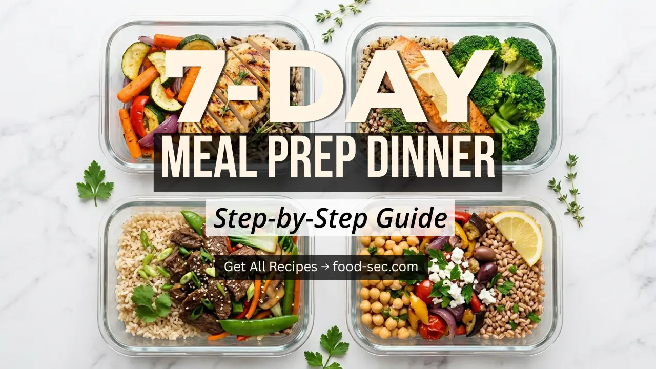 How to Meal Prep Dinner for the Entire Week (Step-by-Step Guide)
