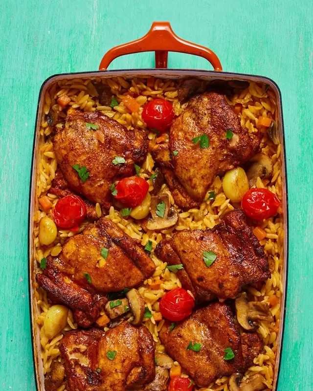 One-Pot Mediterranean Orzo