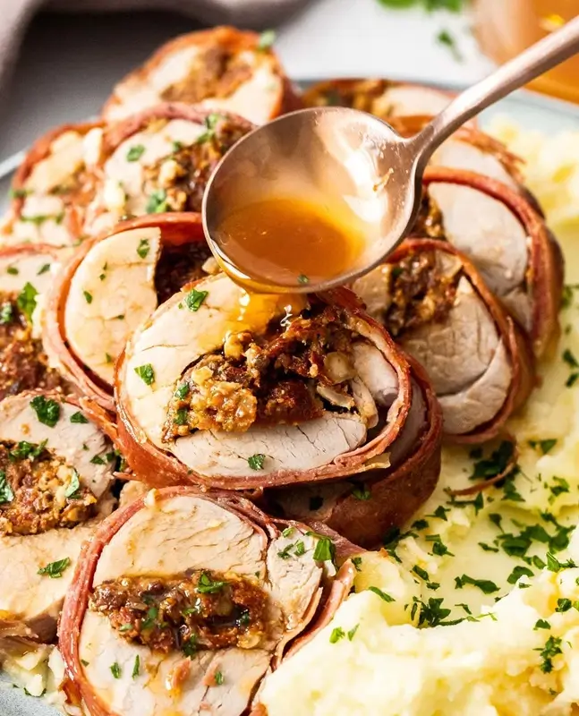 Pork Tenderloin with Roasted Brussels Sprouts
