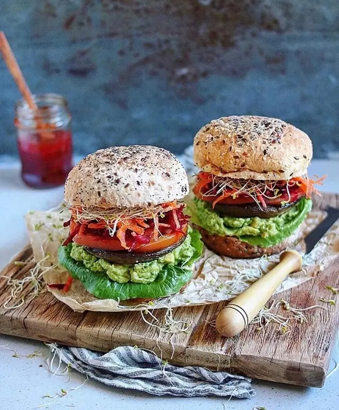 Portobello Mushroom Burgers