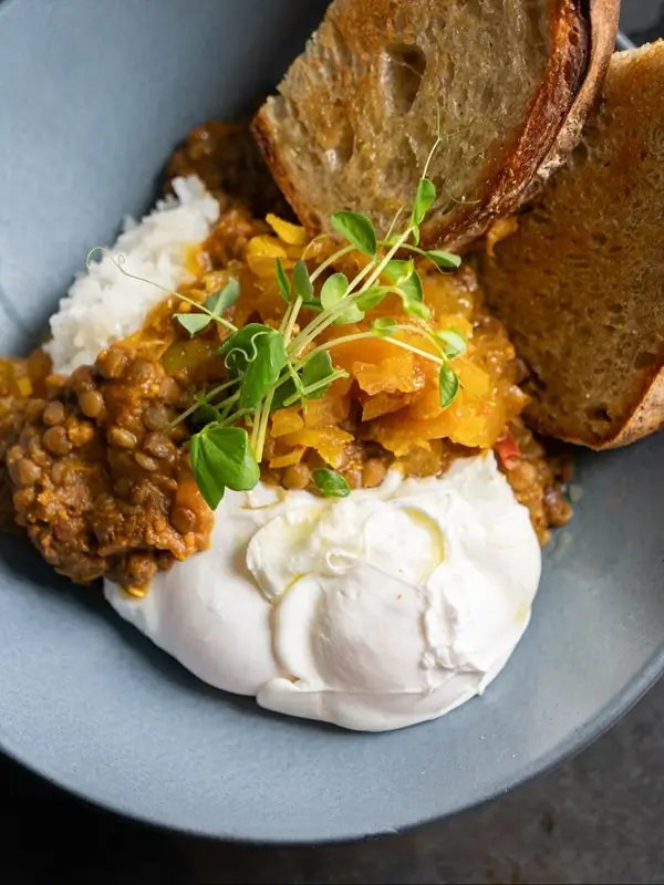 Pumpkin Apple Lentil Dal