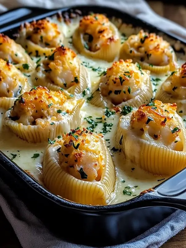Pumpkin Apple Stuffed Pasta Shells
