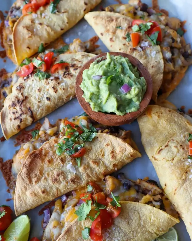 Quesadillas with Black Beans and Cheese