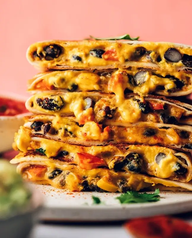 Quesadillas with Black Beans and Cheese