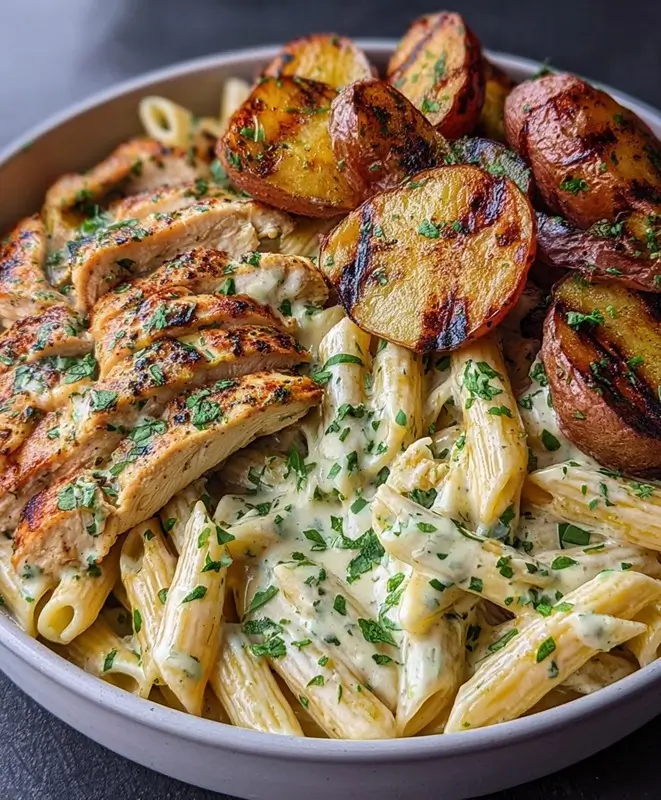 Quick Chicken Alfredo