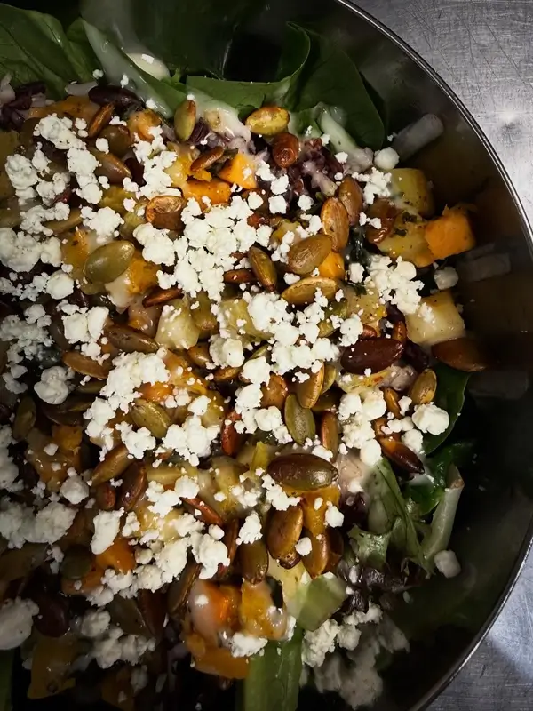 Roasted Pumpkin and Apple Grain Bowl