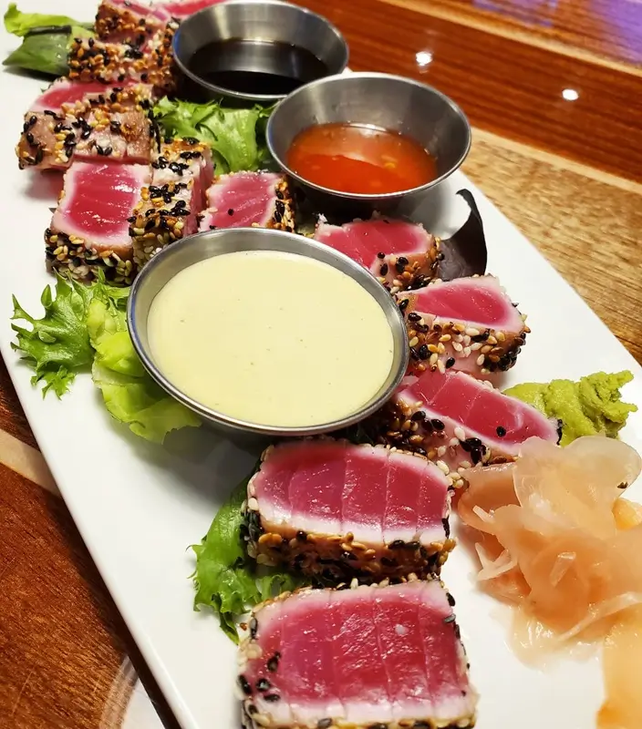 Seared Tuna Steak with Sesame Bok Choy