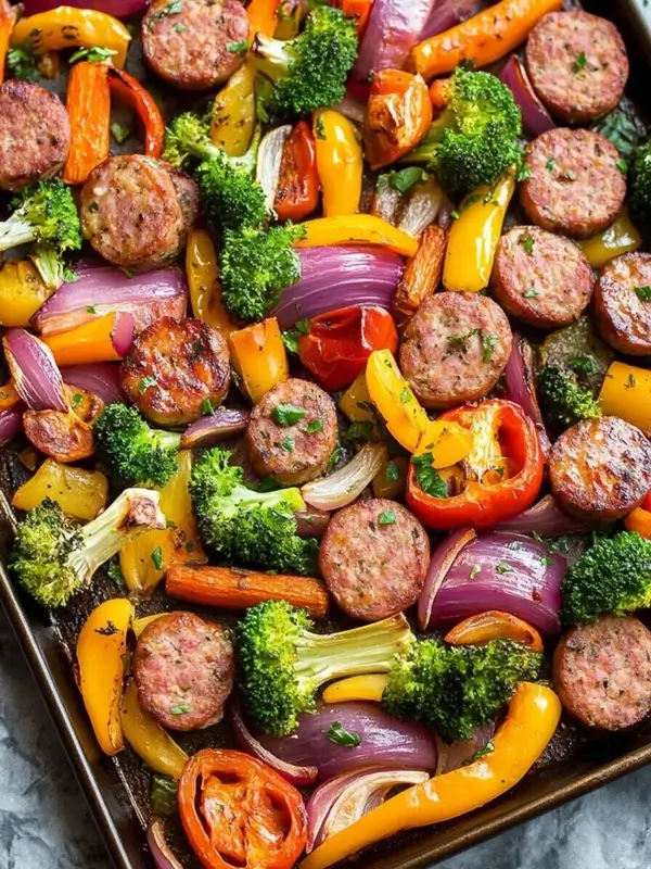Sheet Pan Sausage and Veggies