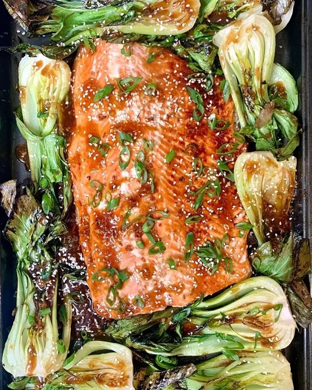 Sheet Pan Teriyaki Salmon
