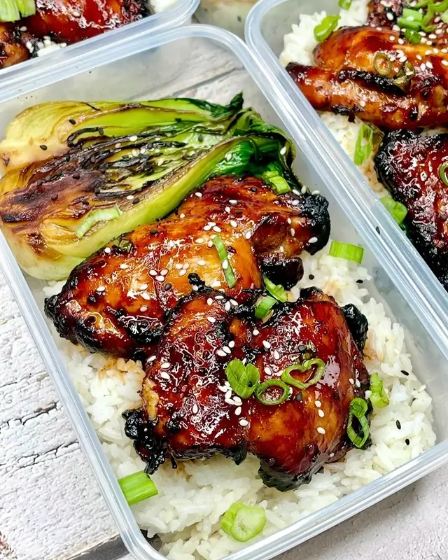 Soy Glazed Chicken Thighs