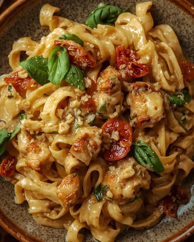 Sun-Dried Tomato Chicken Pasta
