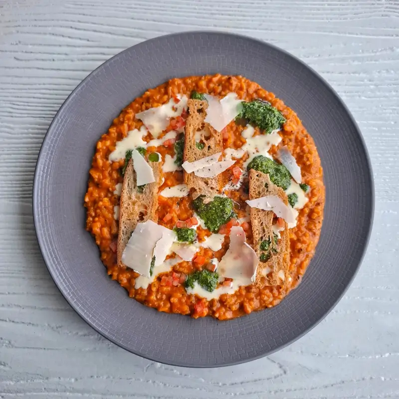 Tomato Basil Risotto