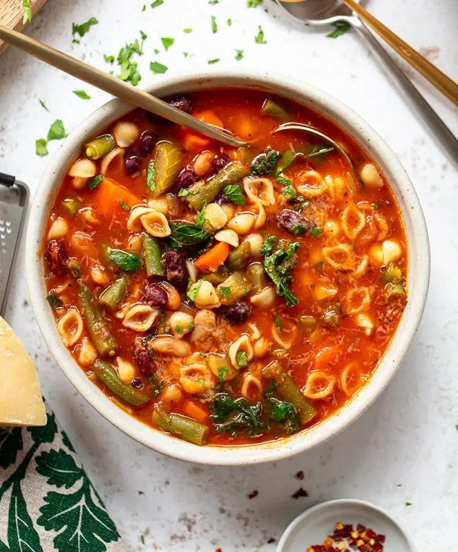 Vegetable Minestrone Soup