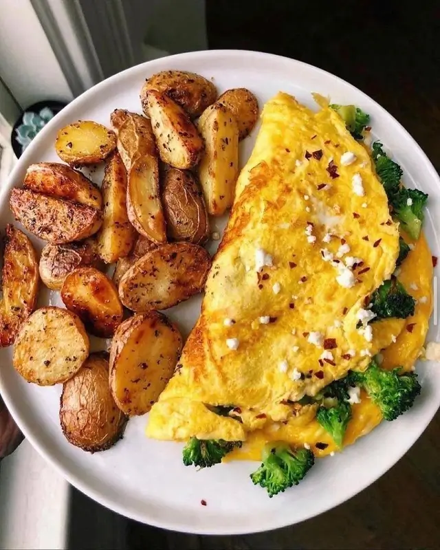 Veggie Omelette Dinner