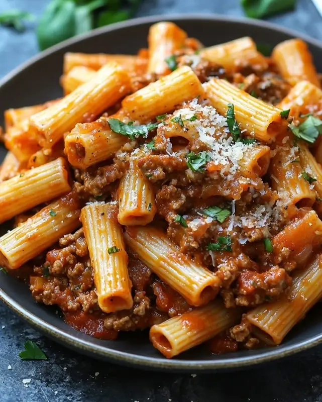 Zucchini Noodle Beef Bolognese