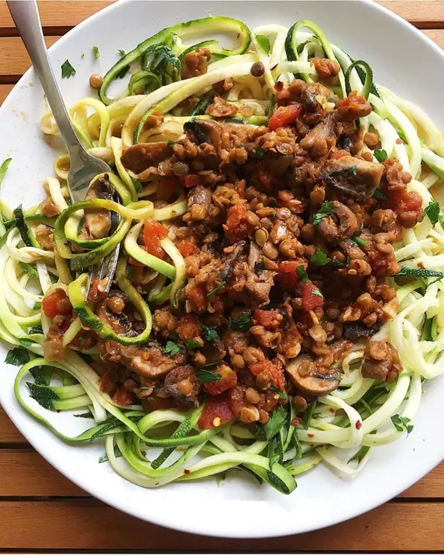 Zucchini Noodles with Turkey Bolognese